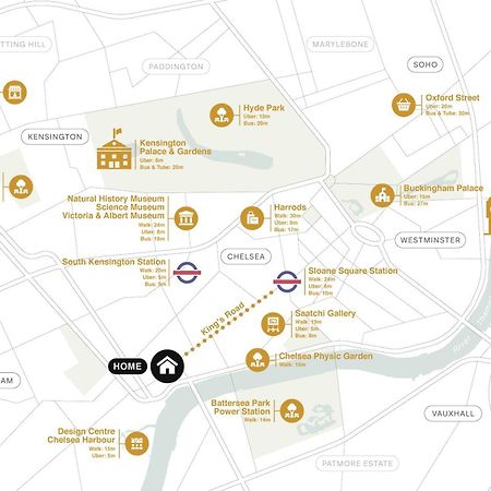 Kings Road Stylish Apartment In Chelsea London Exteriör bild